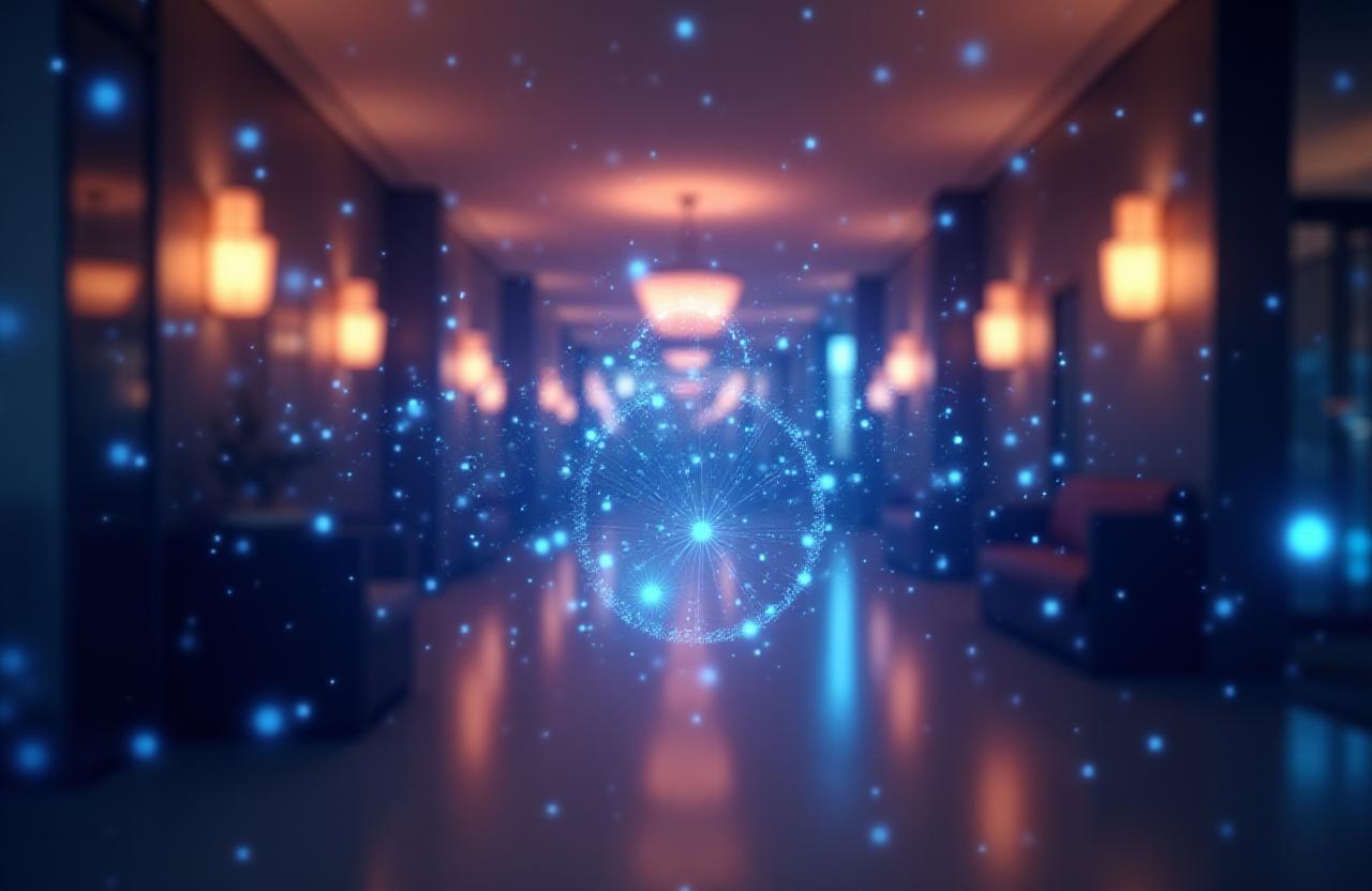 Secure luxury data protection backdrop